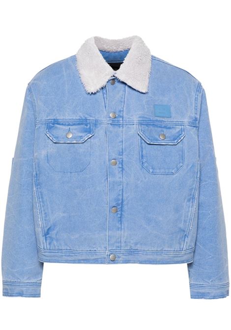 Giacca in denim imbottita in azzurro - donna ACNE STUDIOS FACE | C90161AQO